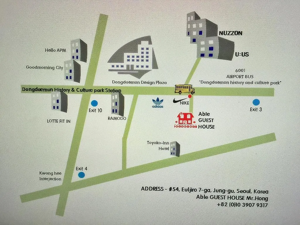 Able Guesthouse Dongdaemun Seul Albergue